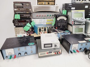 Thumbnail image of Large Lot Electrical Engineering Units Power Supplies, Pulse Function Generators