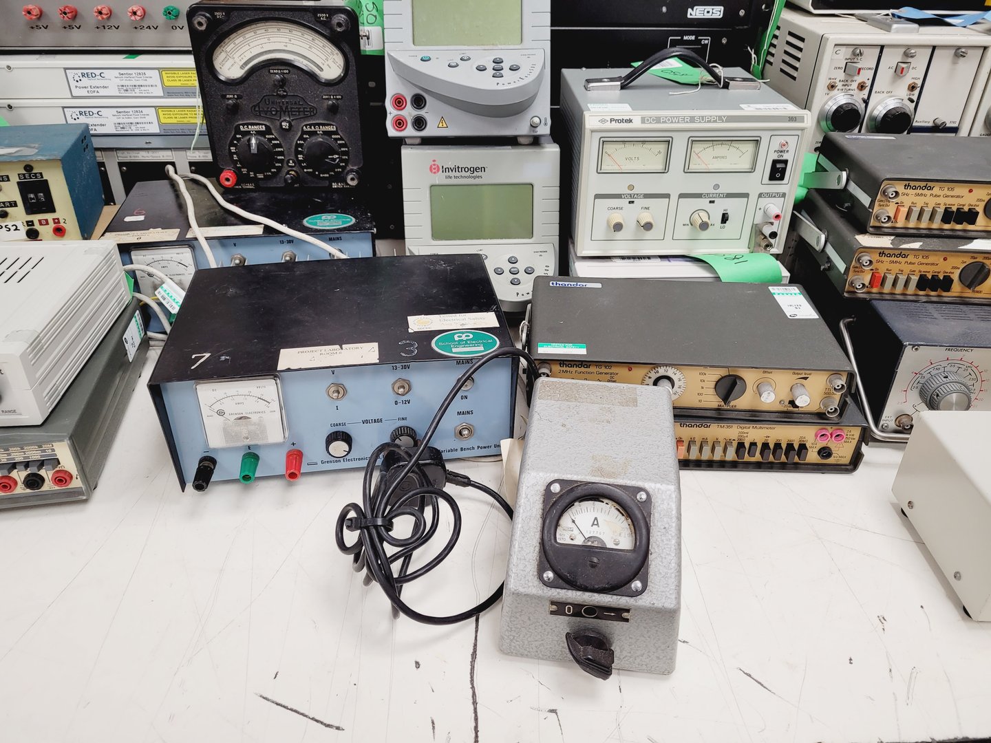 Image of Large Lot Electrical Engineering Units Power Supplies, Pulse Function Generators