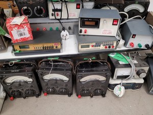 Thumbnail image of Large Lot Electrical Engineering Units Power Supplies, Pulse Function Generators