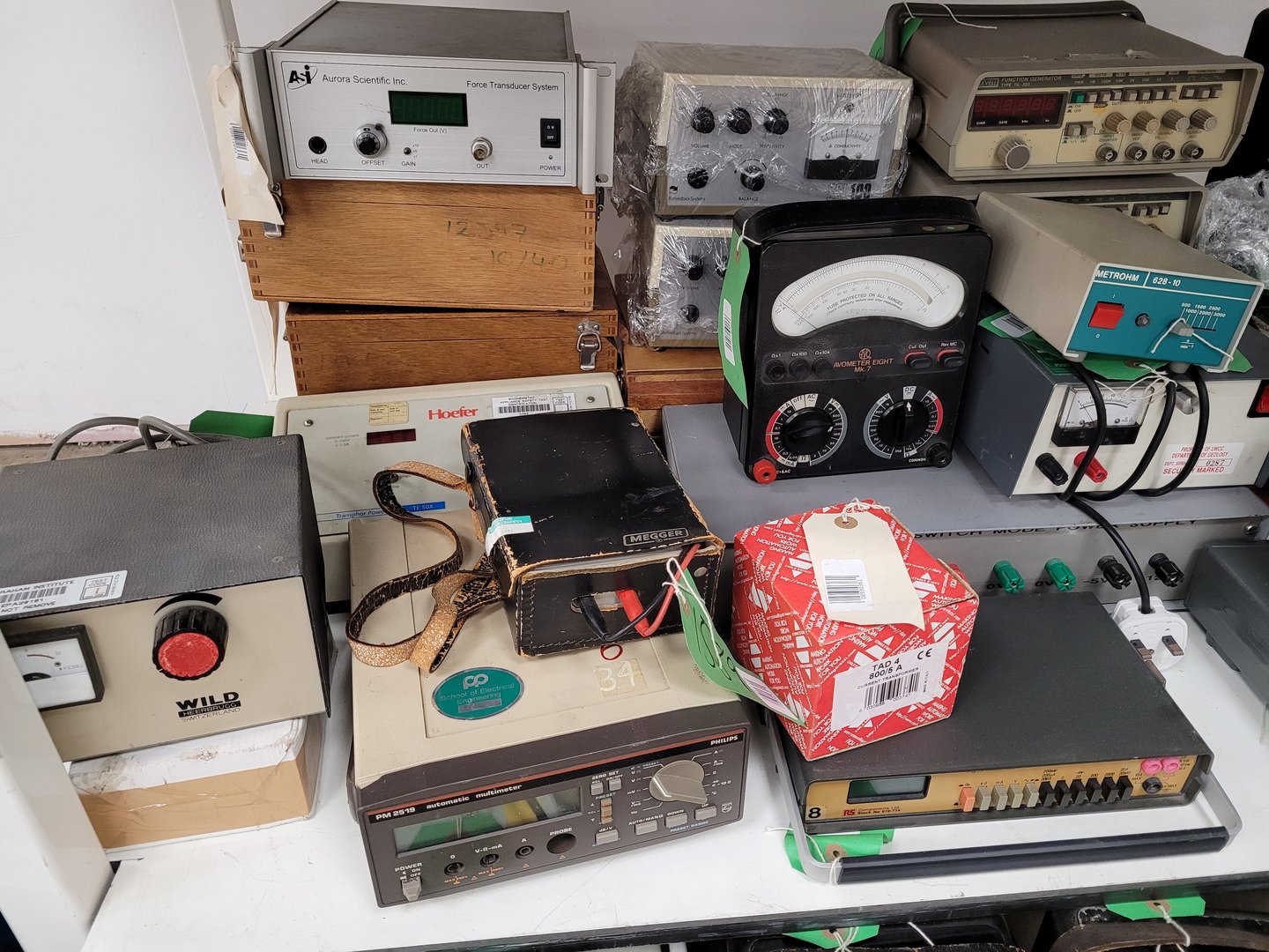 Image of Large Lot Electrical Engineering Units Power Supplies, Pulse Function Generators