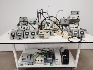 Thumbnail image of Job Lot of Microscope Power Supplies & Light Sources - Olympus, Nikon, Swift Lab