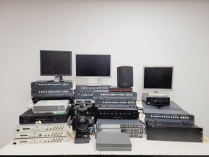 Thumbnail image of Lot of IT & AV Equipment, Monitors, Speakers, CD DVD Players, Switches, Mixers 