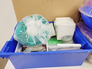 Thumbnail image of Job Lot of Laboratory Plastic Consumables, Tubes, Tips, Plates, Stands, Filters 