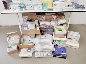 Thumbnail image of Job Lot of Laboratory Plastic Consumables, Tubes, Tips, Plates, Vials, Filters 