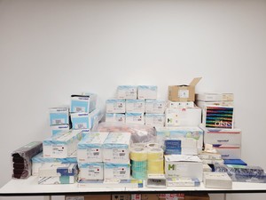 Thumbnail image of Job Lot of Laboratory Plastic Consumables, Tubes, Tips, Plates, Vials, Filters 