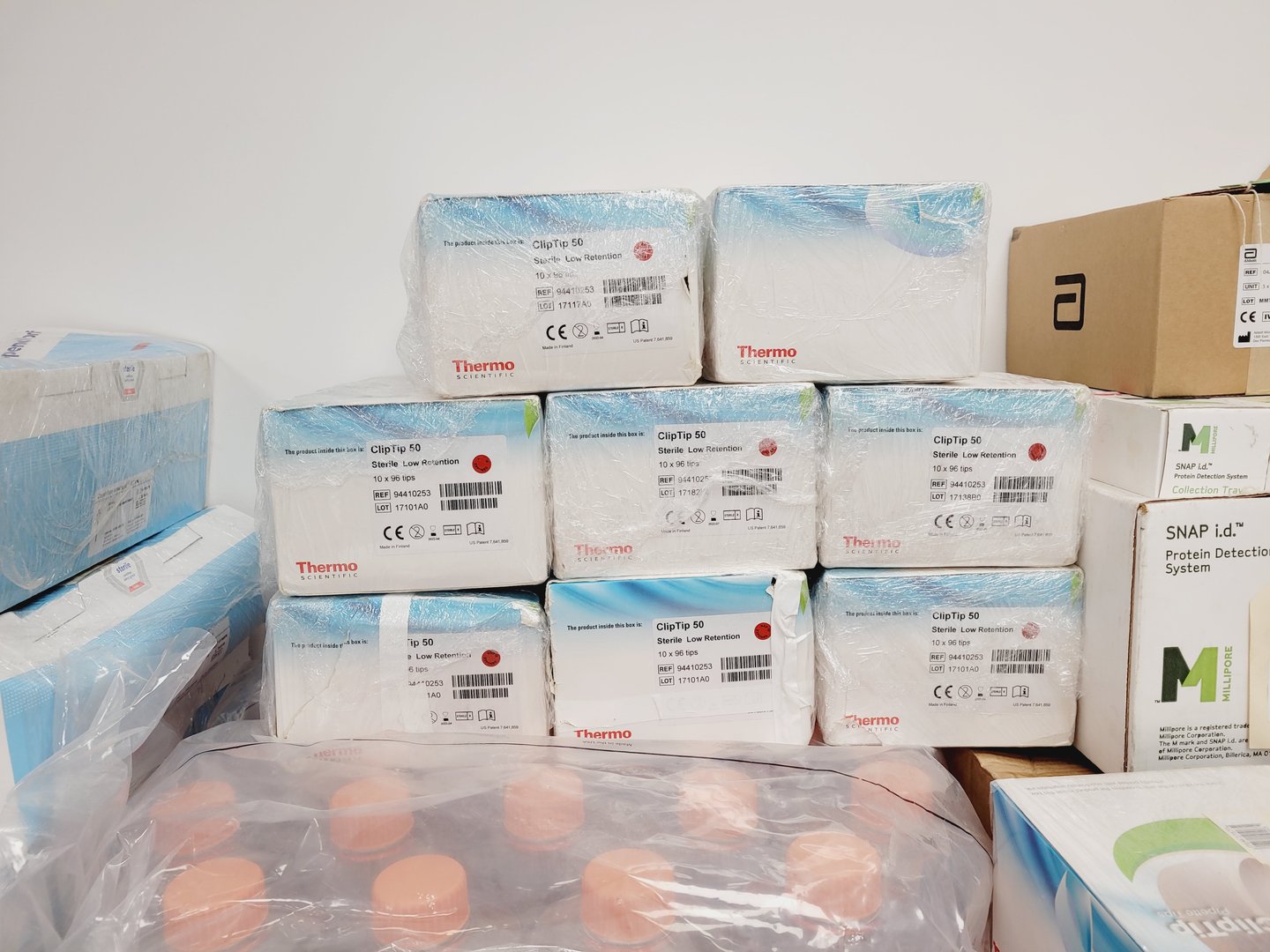 Image of Job Lot of Laboratory Plastic Consumables, Tubes, Tips, Plates, Vials, Filters 