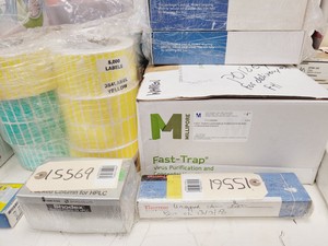 Thumbnail image of Job Lot of Laboratory Plastic Consumables, Tubes, Tips, Plates, Vials, Filters 