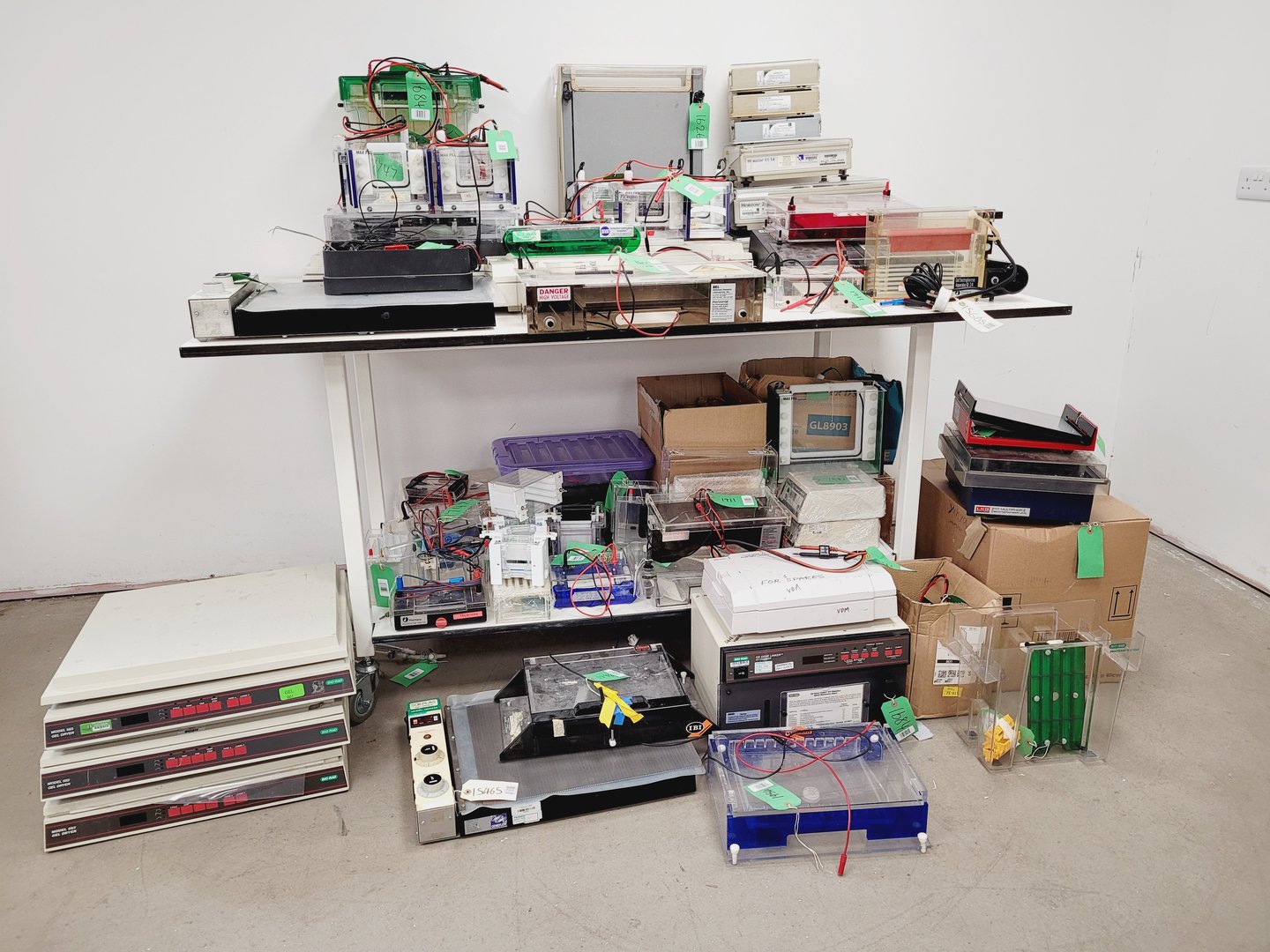 Image of Job Lot of Electrophoresis Tanks & Gel Dryers - Bio-Rad, Pharmacial, Flowgen Lab