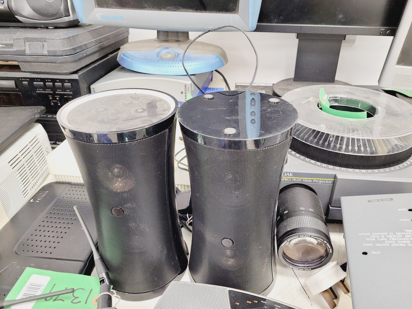 Image of Large Job Lot of Multimedia AV/IT Equipment - Displays, Cameras, Keyboards, PCs 