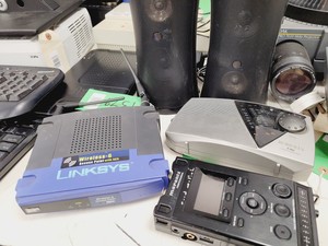 Thumbnail image of Large Job Lot of Multimedia AV/IT Equipment - Displays, Cameras, Keyboards, PCs 