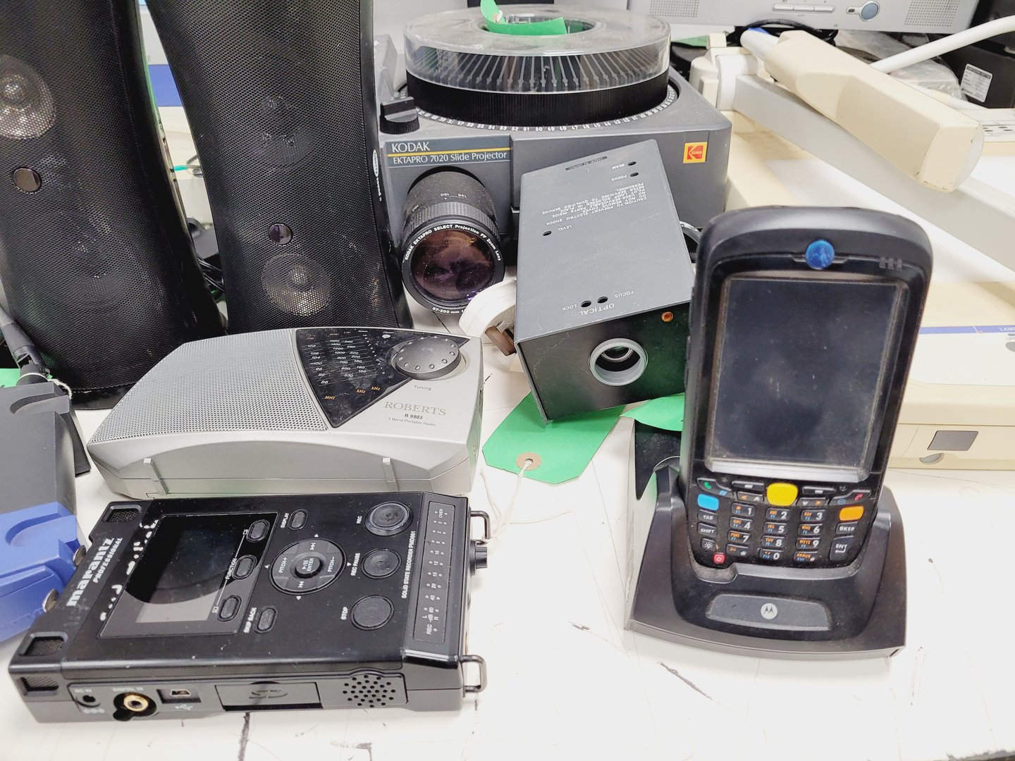 Image of Large Job Lot of Multimedia AV/IT Equipment - Displays, Cameras, Keyboards, PCs 