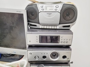 Thumbnail image of Large Job Lot of Multimedia AV/IT Equipment - Displays, Cameras, Keyboards, PCs 