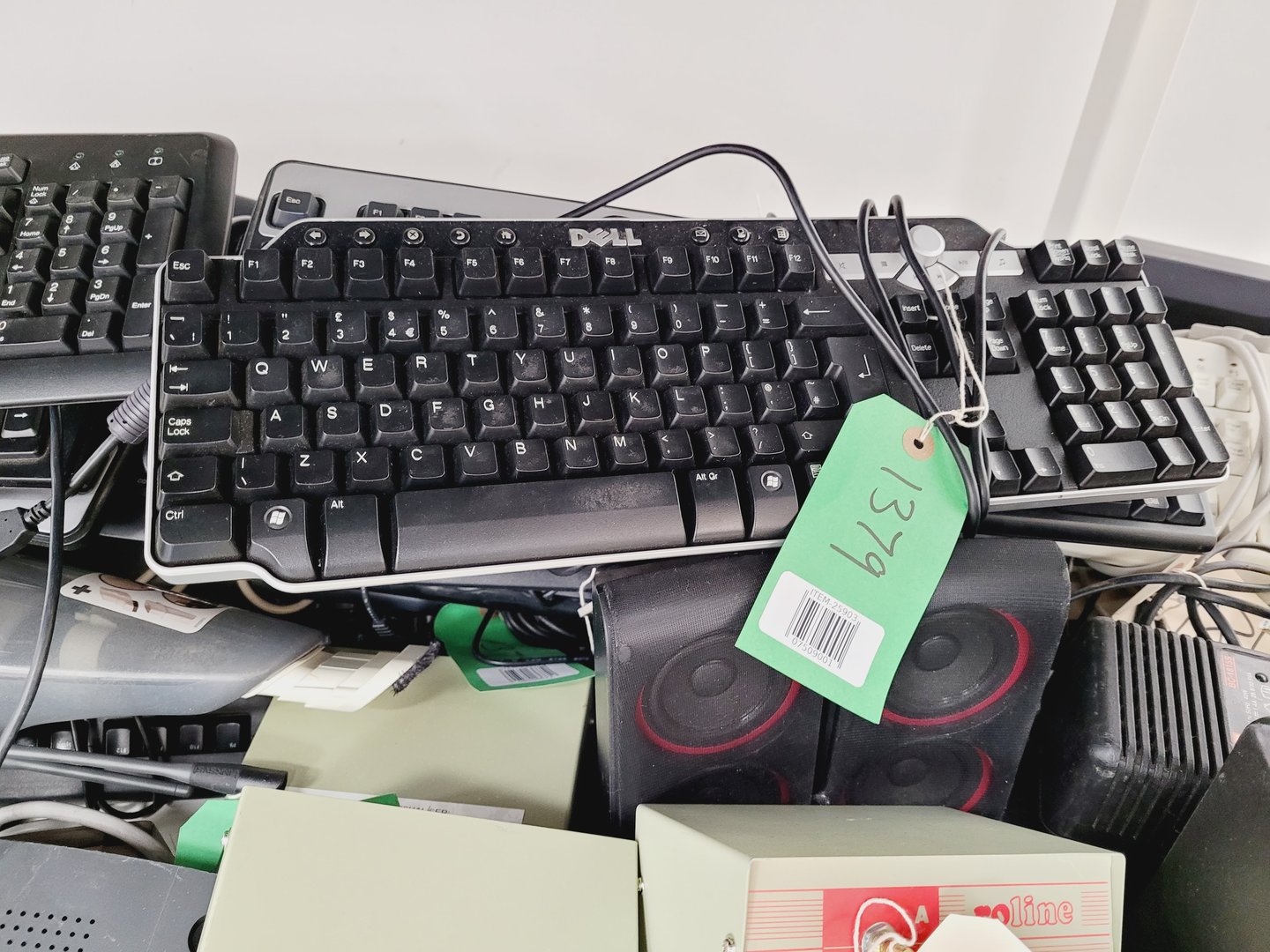 Image of Large Job Lot of Multimedia AV/IT Equipment - Displays, Cameras, Keyboards, PCs 