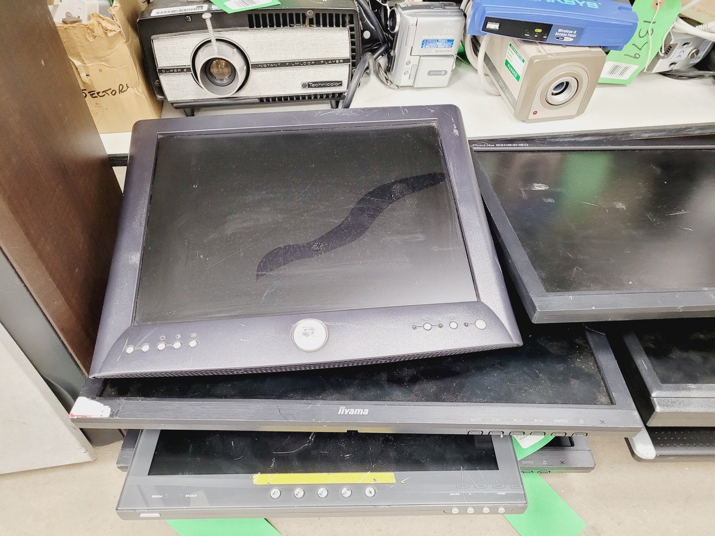 Image of Large Job Lot of Multimedia AV/IT Equipment - Displays, Cameras, Keyboards, PCs 