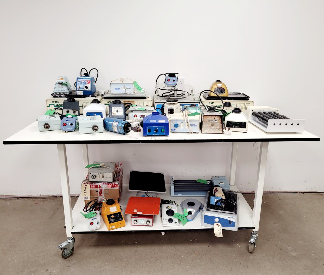 Image of Job Lot of Benchtop Laboratory Shakers & Mixers - Vortex, Roller, Platform Lab