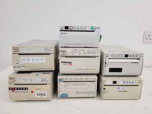 Thumbnail image of Lot of Thermal Monochrome Thermal Digital Laboratory Printers - Mitsubishi, Sony