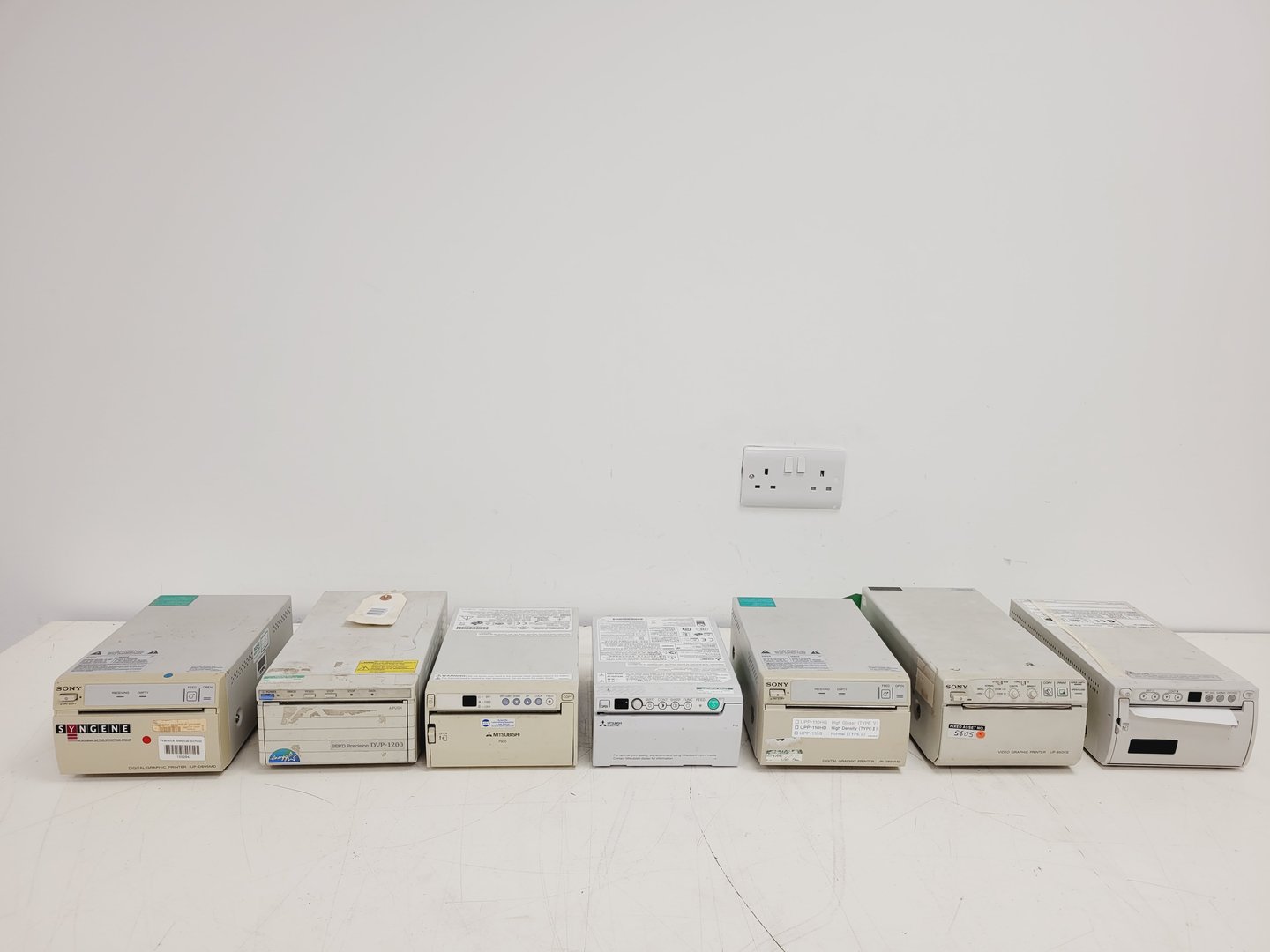 Image of Lot of Thermal Monochrome Thermal Digital Laboratory Printers - Mitsubishi, Sony