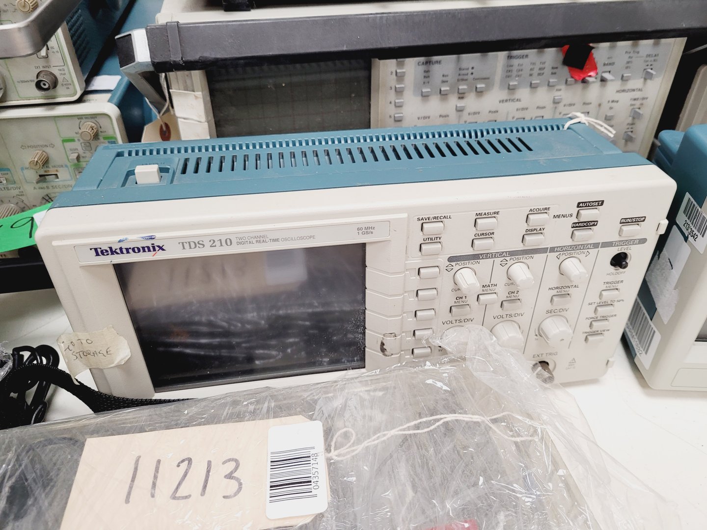 Image of Job Lot of Laboratory Oscilloscopes - Phillips, Hameg, Tektronix, Topward, Lab