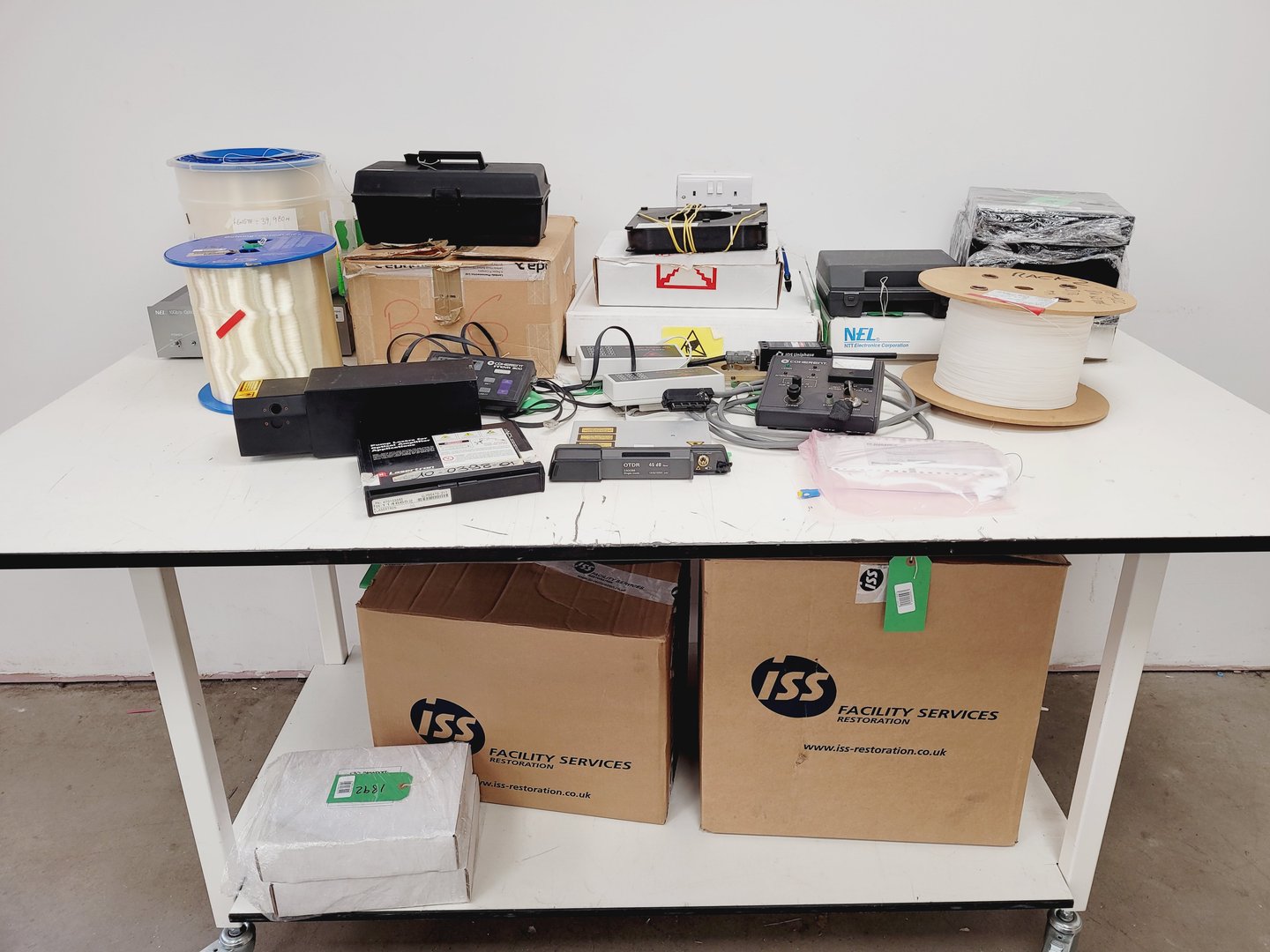 Image of Job Lot of Laboratory Fiber Optic & Laser Equipment + Accessories Lab