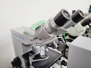 Thumbnail image of Job Lot of Laboratory Benchtop Microscopes & Accessories - Swift, Vickers, Leitz