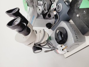 Thumbnail image of Job Lot of Laboratory Benchtop Microscopes & Accessories - Swift, Vickers, Leitz