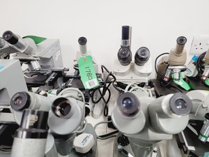 Thumbnail image of Job Lot of Laboratory Benchtop Microscopes & Accessories - Swift, Vickers, Leitz