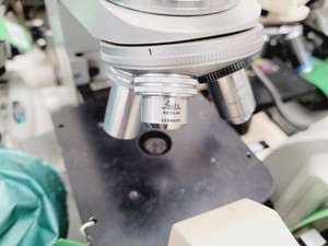Thumbnail image of Job Lot of Laboratory Benchtop Microscopes & Accessories - Swift, Vickers, Leitz