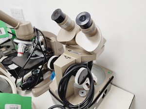 Thumbnail image of Job Lot of Laboratory Benchtop Microscopes & Accessories - Swift, Vickers, Leitz