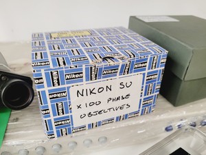 Thumbnail image of Job Lot of Laboratory Benchtop Microscopes & Accessories - Swift, Vickers, Leitz