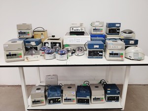 Thumbnail image of Job Lot of Benchtop Laboratory Centrifuges - MSE, Sanyo, Fisher, Eppendorf Lab