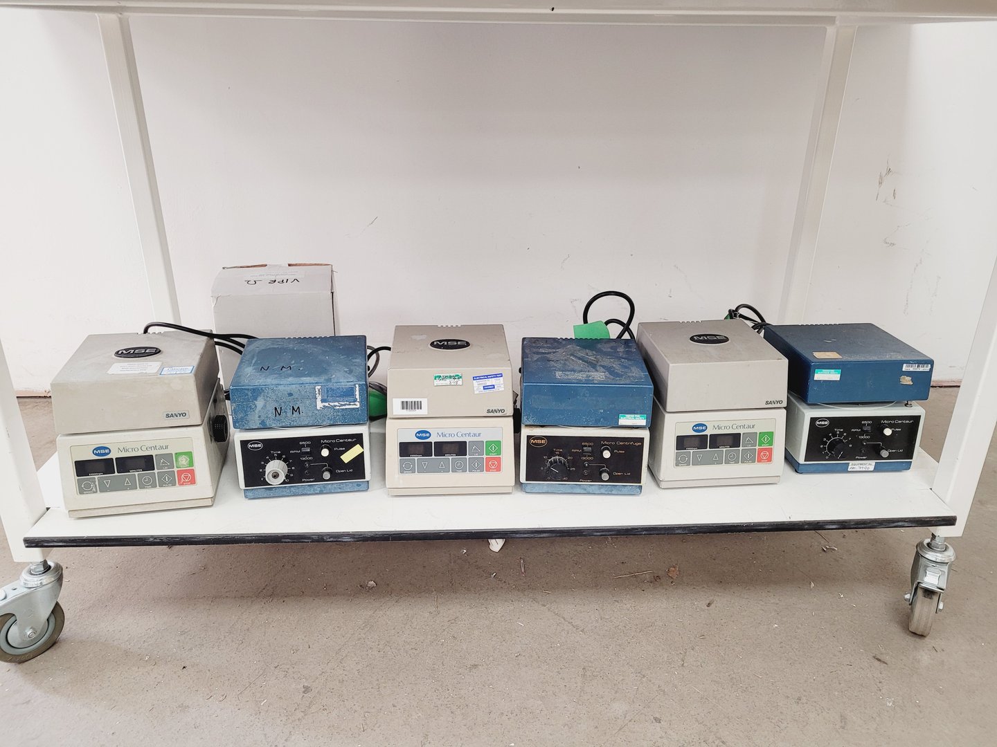 Image of Job Lot of Benchtop Laboratory Centrifuges - MSE, Sanyo, Fisher, Eppendorf Lab