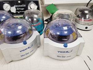 Thumbnail image of Job Lot of Benchtop Laboratory Centrifuges - MSE, Sanyo, Fisher, Eppendorf Lab