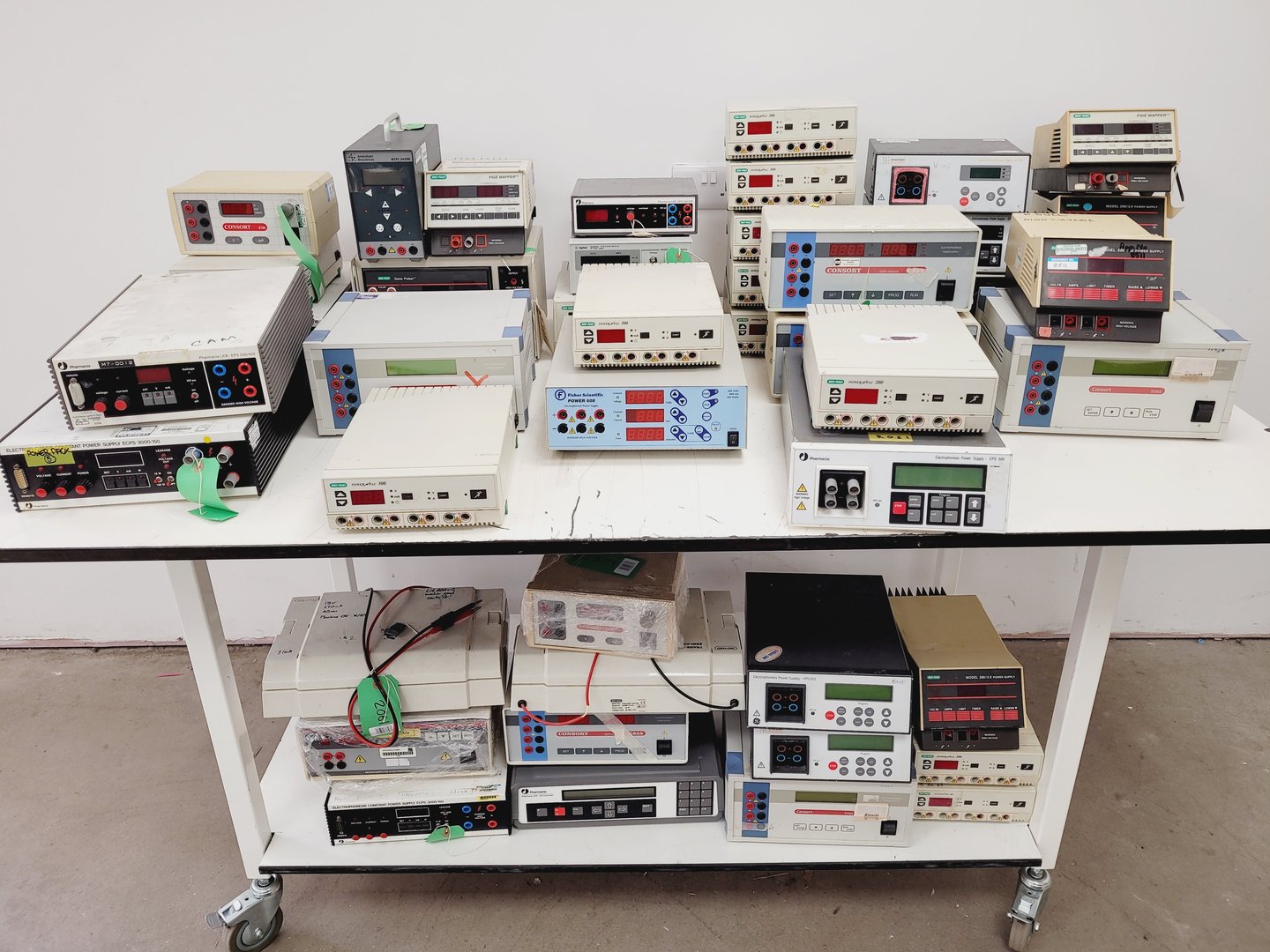 Image of Job Lot of Electrophoresis Power Supplies - Bio-Rad, Agilent, Consort, GE Lab