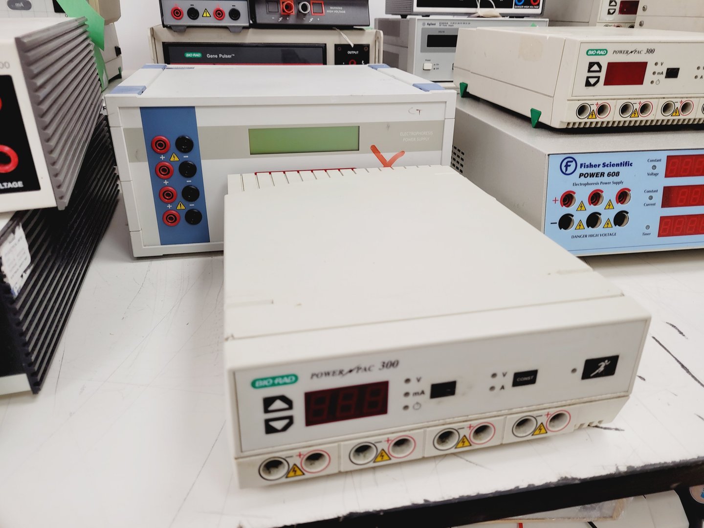 Image of Job Lot of Electrophoresis Power Supplies - Bio-Rad, Agilent, Consort, GE Lab