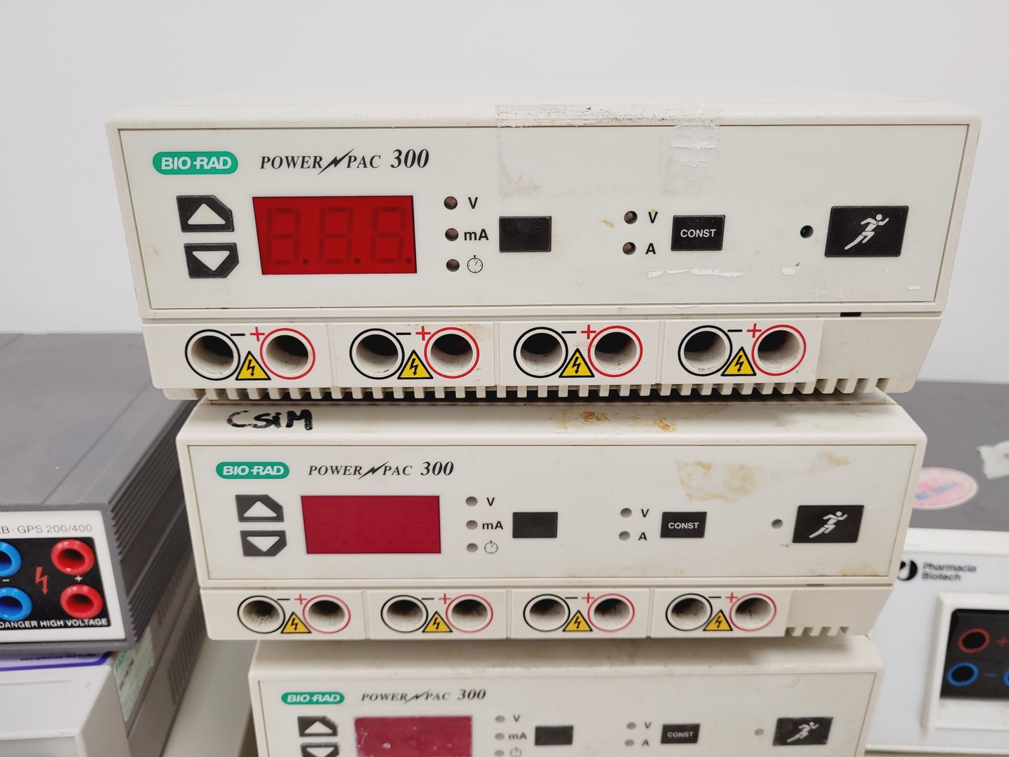Image of Job Lot of Electrophoresis Power Supplies - Bio-Rad, Agilent, Consort, GE Lab