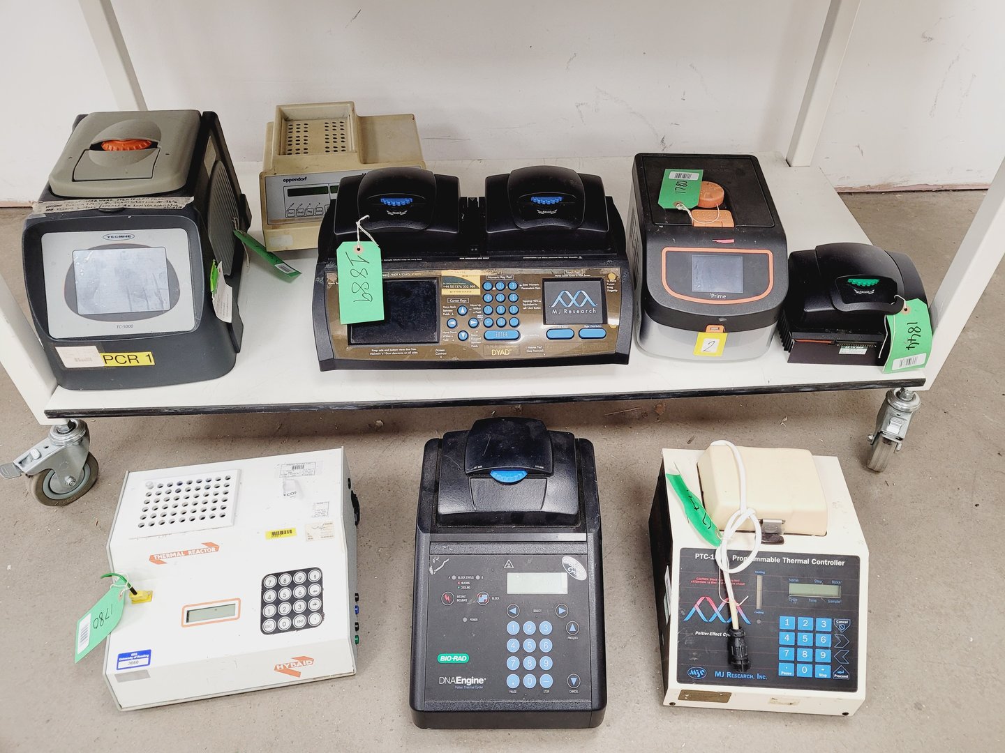 Image of Job Lot of Laboratory Thermal Cyclers - MJ Research, Techne, Bio-Rad Lab