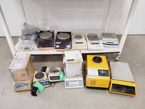 Thumbnail image of Job Lot of Laboratory Precision Balances/Scales - Mettler, Sartorius, OHAUS Lab