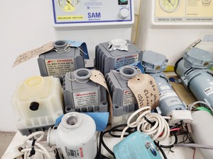 Thumbnail image of Job Lot of Laboratory Pumps - Air, Liquid, Medical etc. - Edwards, Gast, Welch 