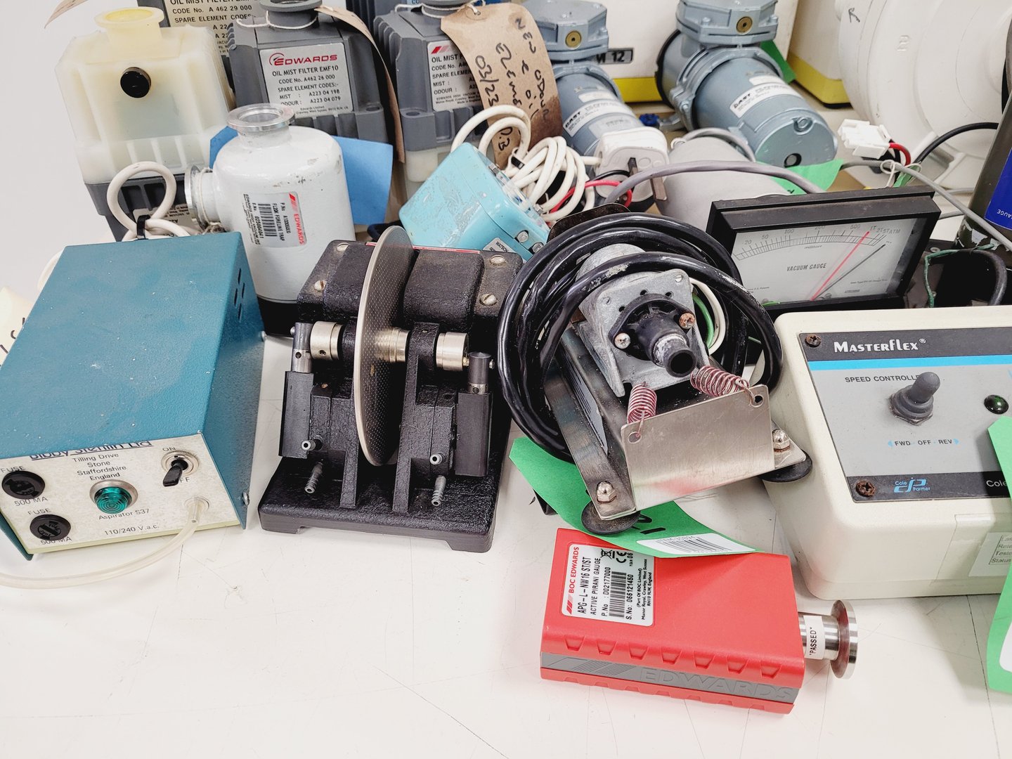 Image of Job Lot of Laboratory Pumps - Air, Liquid, Medical etc. - Edwards, Gast, Welch