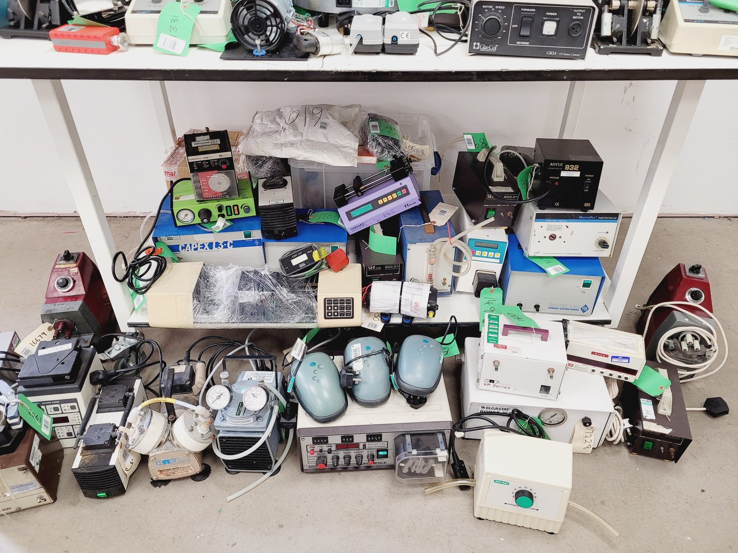 Image of Job Lot of Laboratory Pumps - Air, Liquid, Medical etc. - Edwards, Gast, Welch