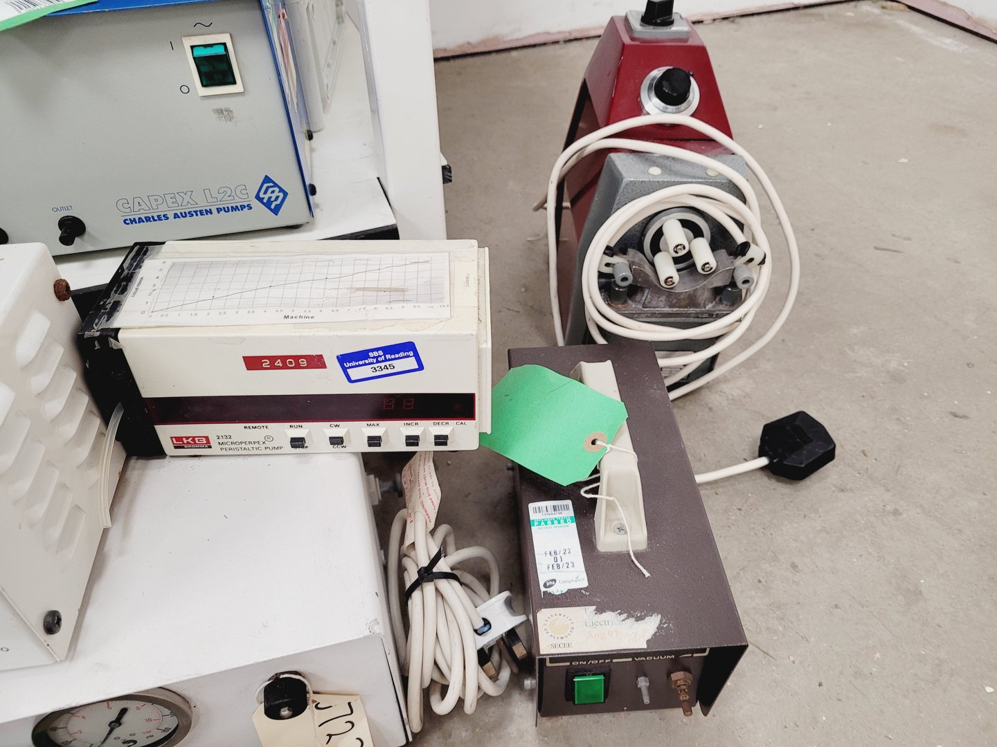 Image of Job Lot of Laboratory Pumps - Air, Liquid, Medical etc. - Edwards, Gast, Welch