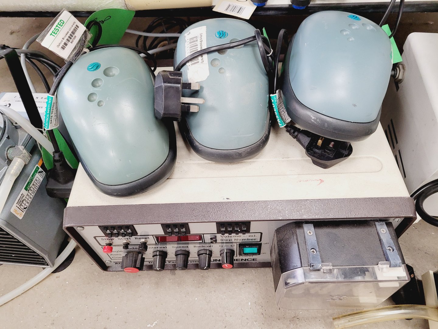 Image of Job Lot of Laboratory Pumps - Air, Liquid, Medical etc. - Edwards, Gast, Welch