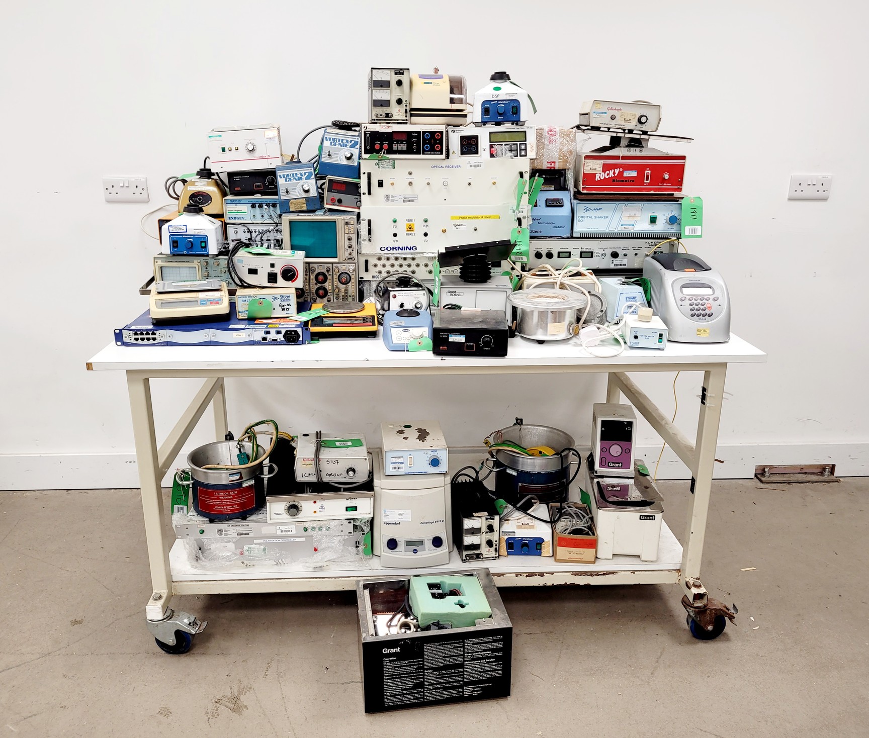 Image of Mixed Pallet Job Lot of Used Laboratory Equipment-  Baths, Mixers, PSUs Lab