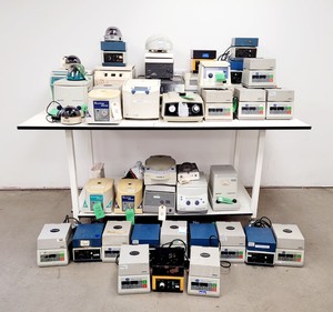 Thumbnail image of Job Lot of Benchtop Laboratory Centrifuges - Eppendorf, MSE, Sanyo, Beckman Lab