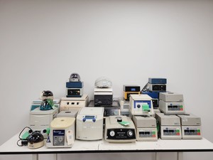 Thumbnail image of Job Lot of Benchtop Laboratory Centrifuges - Eppendorf, MSE, Sanyo, Beckman Lab