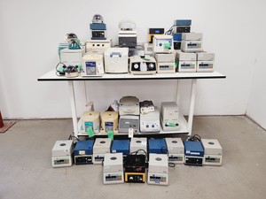 Thumbnail image of Job Lot of Benchtop Laboratory Centrifuges - Eppendorf, MSE, Sanyo, Beckman Lab