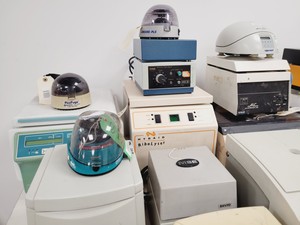 Thumbnail image of Job Lot of Benchtop Laboratory Centrifuges - Eppendorf, MSE, Sanyo, Beckman Lab