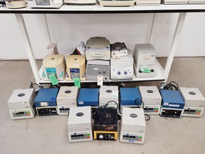 Thumbnail image of Job Lot of Benchtop Laboratory Centrifuges - Eppendorf, MSE, Sanyo, Beckman Lab