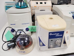Thumbnail image of Job Lot of Benchtop Laboratory Centrifuges - Eppendorf, MSE, Sanyo, Beckman Lab