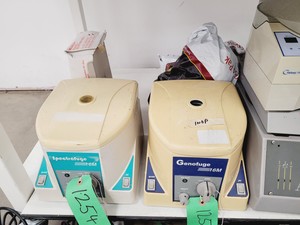 Thumbnail image of Job Lot of Benchtop Laboratory Centrifuges - Eppendorf, MSE, Sanyo, Beckman Lab